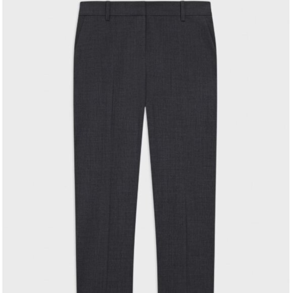 Theory Dark Grey Wool Mini Houndstooth Treeca Pant in Size 8 - Picture 6 of 9